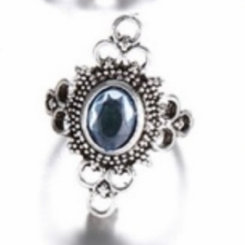Silver Opal Bohemian Ring